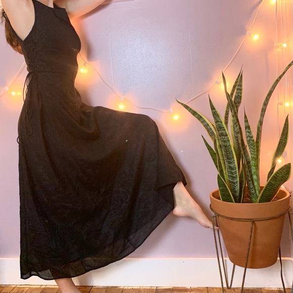 Dolls Kill Dresses & Skirts - 🕷Vintage 90s Corset Goth Maxi Dress🕷